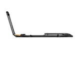 KUAT Piston SR Bike Tray — Feature shot: side profile mid-fold, one tire arm raised while the other folds down