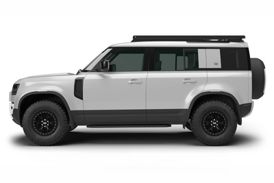 Leitner ACS ROOF Land Rover Defender 110 Roof Rack low profile no-drill platform rack, installed on the vehicle, main view