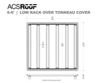 Leitner ACS ROOF platform rack low profile no-drill platform rack, installed view 13