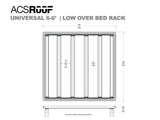 Leitner ACS ROOF platform rack low profile no-drill platform rack, installed view 12