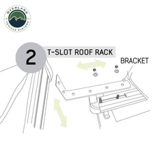 Overland Vehicle Systems Freestanding Batwing Style Nomadic 270 LTE Degree Awning