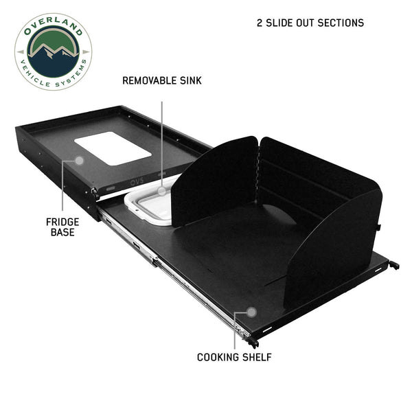 OVS Large Refrigerator Tray & Sink Slide — Feature shot: slide-out sections