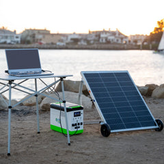 High Capacity Lithium 1800 Solar Generator and Transfer Switch