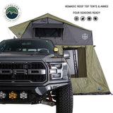 OVS HD Nomadic 3 Extended Annex Room — Feature shot: annex and tent on a pickup, front view