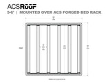 Leitner ACS ROOF platform rack low profile no-drill platform rack, installed view 12