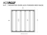 Leitner ACS ROOF platform rack low profile no-drill platform rack, installed view 14