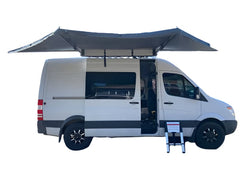 OVS 180 Free Standing Awning for High Roofline Sprinter Transit & Cargo Vans