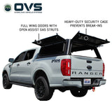 OVS Expedition PRO (2019–2023 Ranger) — Feature shot: three-quarter view with the wing doors open