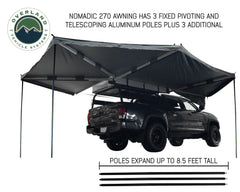 OVS Free Standing Nomadic 270 Batwing Overland Awning (Driver's or Passenger's)