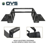 OVS Pod Rack Bed Storage System — Feature shot: crossbar adjustment