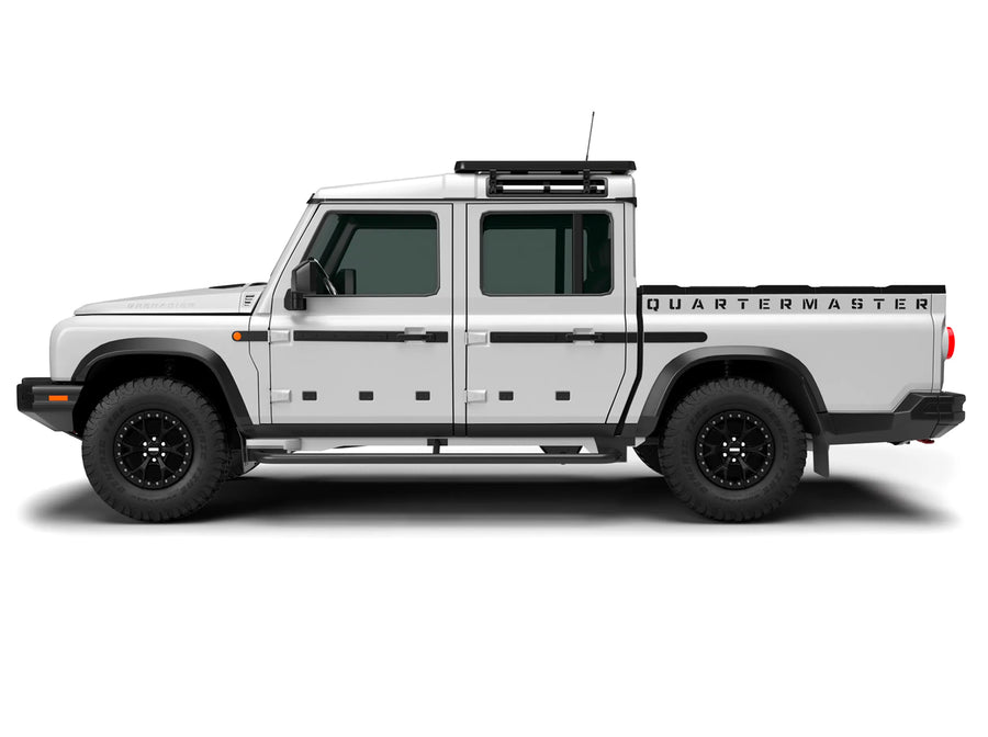 Leitner ACS ROOF INEOS Quartermaster Roof Rack low profile no-drill platform rack, installed on the vehicle, main view