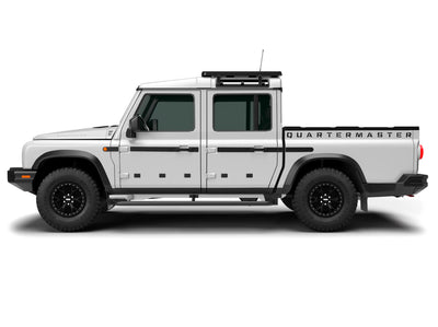 Leitner ACS ROOF INEOS Quartermaster Roof Rack low profile no-drill platform rack, installed on the vehicle, main view