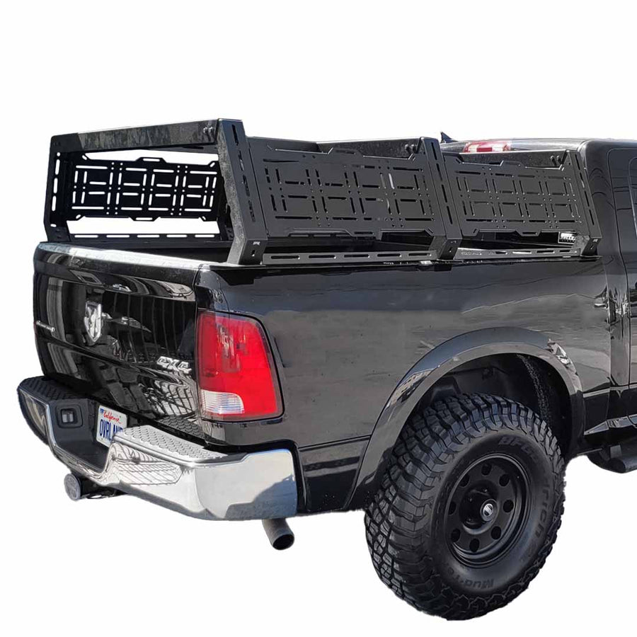 OVS Ruff Rax Bed Rack – 2009–2018 RAM 1500 5.7 ft — Feature shot: three-quarter view