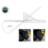 OVS Small Refrigerator Slide & Tilt Tray — Feature shot: tray tilted down