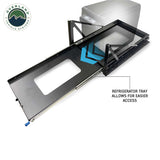 OVS Small Refrigerator Slide & Tilt Tray — Feature shot: slide rail