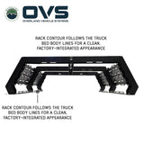 OVS Ruff Rax Bed Rack – 2021–2027 Ford F-150 5.5 ft — Feature shot: rack contour following the bed lines