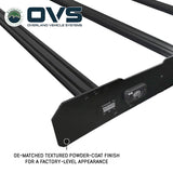 OVS Ruff Rax Roof Rack – 2024–2027 Toyota Tacoma — Feature shot: OE-matched textured powder-coat finish