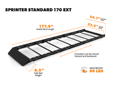 Sprinter Van Standard Roof Rack | 170" EXT