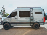 Leitner ACS ROOF Mercedes-Benz Sprinter 144 Roof Rack low profile no-drill platform rack, installed view 12