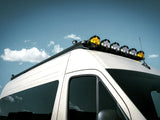 Leitner ACS ROOF Mercedes-Benz Sprinter 144 Roof Rack low profile no-drill platform rack, installed view 11
