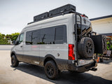 Leitner ACS ROOF Mercedes-Benz Sprinter 144 Roof Rack low profile no-drill platform rack, installed view 2