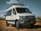 Leitner ACS ROOF Mercedes-Benz Sprinter 144 Roof Rack low profile no-drill platform rack, installed view 9