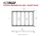 Leitner ACS ROOF Toyota 4Runner Roof Rack low profile no-drill platform rack, installed view 1