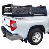 OVS Ruff Rax Bed Rack – 2007–2021 Toyota Tundra 5.5 ft & 6.5 ft — Feature shot: three-quarter view