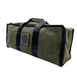 OVS Canyon Waxed Canvas Utility Bag — Feature shot: three-quarter view
