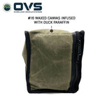 OVS Canyon Waxed Canvas Utility Bag — Feature shot: side view