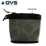 OVS Canyon Waxed Canvas 3-Bag Set – Small/Medium — Feature shot: medium pouch