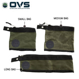 OVS Canyon Waxed Canvas 3-Bag Set – Small/Medium — Feature shot: set of three