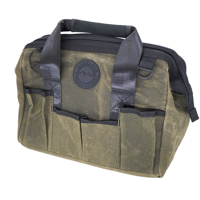 OVS Canyon Waxed Canvas All-Purpose Tool Bag — Feature shot: three-quarter view