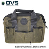 OVS Canyon Waxed Canvas All-Purpose Tool Bag — Feature shot: front view