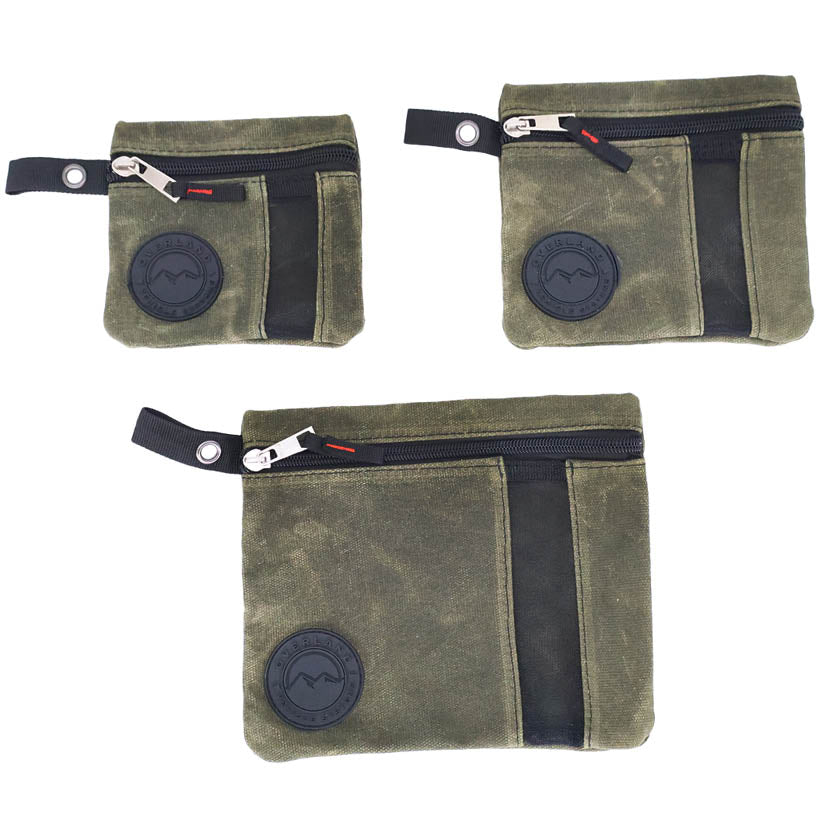 OVS Canyon Waxed Canvas 3-Bag Set – Small — Feature shot: all three pouches