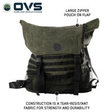 OVS Canyon Waxed Canvas Spare Tire Trash Bag – Extra Large — Feature shot: front view