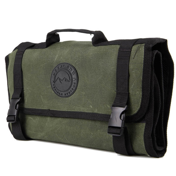 OVS Canyon Waxed Canvas Rolled First Aid Bag — Feature shot: studio product view