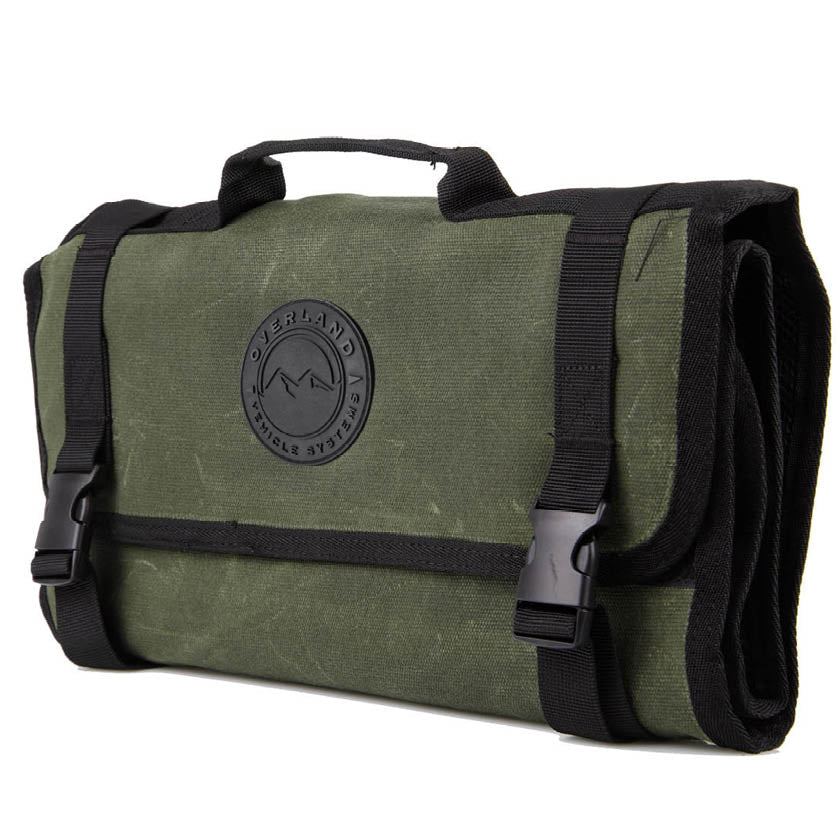 OVS Canyon Waxed Canvas Rolled First Aid Bag — Feature shot: studio product view