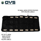 OVS Canyon Waxed Canvas Rolled First Aid Bag — Feature shot: pockets