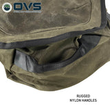 OVS Canyon Waxed Canvas Duffle Bag – Large — Feature shot: carry handle