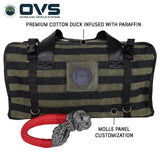 OVS Canyon Waxed Canvas Recovery Bag – Large — Feature shot: front view