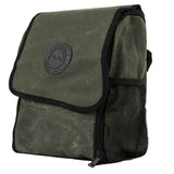 OVS Canyon Waxed Canvas Overnight Bag — Feature shot: closed