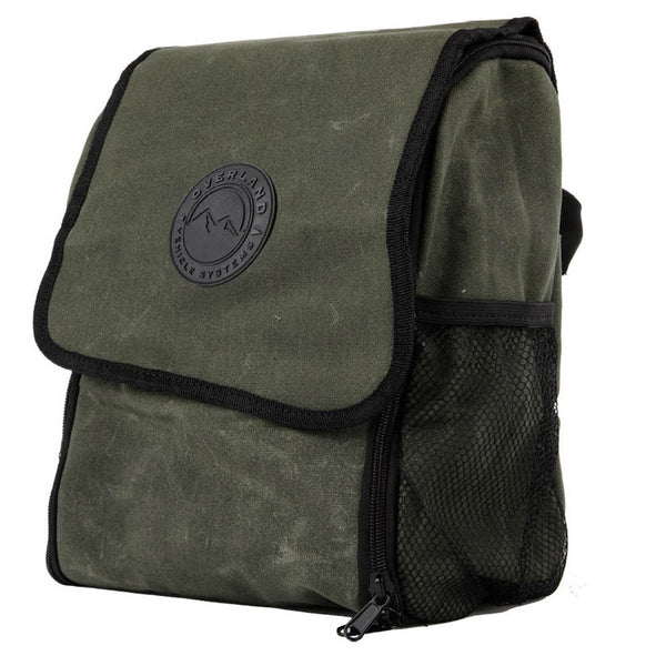 OVS Canyon Waxed Canvas Overnight Bag — Feature shot: closed