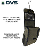 OVS Canyon Waxed Canvas Overnight Bag — Feature shot: stainless hanging hook