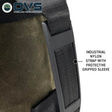 OVS Canyon Waxed Canvas Propane Bag — Feature shot: carry handle