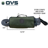 OVS Canyon Waxed Canvas Recovery Wrap — Feature shot: dimensions diagram