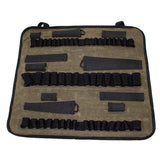 OVS Canyon Waxed Canvas Rolled Socket Organizer — Feature shot: front view