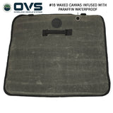 OVS Canyon Waxed Canvas Rolled Socket Organizer — Feature shot: back view