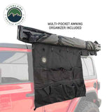 OVS XD Nomadic 180 Awning — Feature shot: included organizer hanging from the C-channel