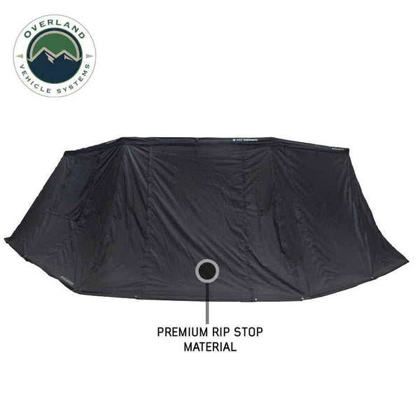 OVS XD Nomadic 180 Awning Wall — Feature shot: premium ripstop wall fabric